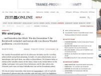 Bild zum Artikel: Generation Y:
Wir sind jung …