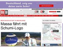 Bild zum Artikel: Beim Saison-Start - Massa fährt mit Schumi-Logo