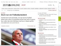 Bild zum Artikel: Uli Hoeneß: 
			  Doch nur ein Fußballpräsident
