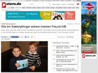 Bild zum Artikel: 750.000 Dollar gesammelt: Wie ein Siebenjähriger seinem kranken Freund hilft