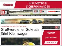 Bild zum Artikel: Sparsamer Grieche - Großverdiener Sokratis fährt Kleinwagen​