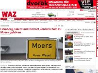 Bild zum Artikel: Homberg, Baerl und Ruhrort könnten bald zu Moers gehören