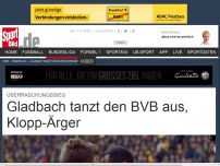 Bild zum Artikel: Schon wieder! Gladbachtanzt Dortmund aus Im Borussen-Duell triumphiert Gladbach in Dortmund. Raffael und Max Kruse erledigen den schwarz-gelben Favoriten. »