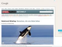 Bild zum Artikel: Netztrend Whaling: Menschen, die wie Wale fallen