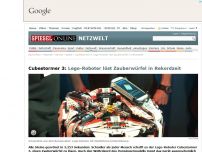 Bild zum Artikel: Cubestormer 3: Lego-Roboter löst Zauberwürfel in Rekordzeit