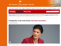 Bild zum Artikel: Linkspartei in der Krim-Krise: Die Putin-Versteher