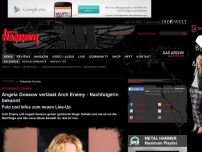 Bild zum Artikel: Angela Gossow verlässt Arch Enemy - Nachfolgerin bekannt
