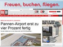 Bild zum Artikel: Berlins neuer Flughafen - Pannen-Airport jetzt zu 4 Prozent mängelfrei