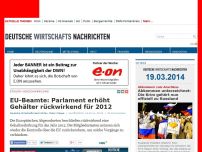 Bild zum Artikel: EU-Beamte: Parlament erhöht Gehälter rückwirkend für 2012