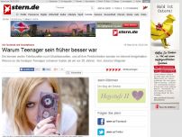 Bild zum Artikel: Vor Facebook und Smartphones: Warum Teenager sein früher besser war