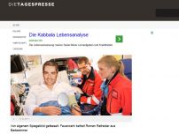 Bild zum Artikel: Von eigenem Spiegelbild gefesselt: Feuerwehr befreit Roman Rafreider aus Badezimmer