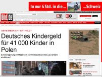 Bild zum Artikel: Geheimbericht enthüllt - Deutsches Kindergeld für 41 000 Kinder in Polen