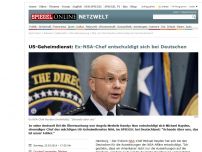 Bild zum Artikel: US-Geheimdienst: Ex-NSA-Chef entschuldigt sich bei Deutschen