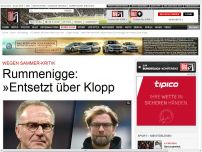 Bild zum Artikel: Wegen Sammer-Kritik - Rummenigge: »Entsetzt über Klopp