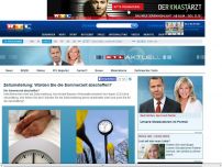 Bild zum Artikel: Die Uhren werden umgestellt Zeitumstellung abschaffen? Abstimmen!