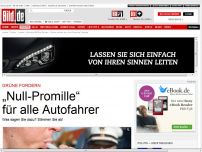 Bild zum Artikel: Grüne fordern - „Null-Promille“ für alle Autofahrer