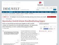 Bild zum Artikel: Verfassungsklage: Bayerisches Gericht könnte Rundfunkbeitrag kippen