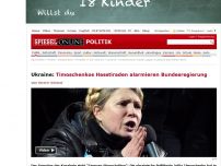 Bild zum Artikel: Ukrainische Präsidentschaftskandidatin: Timoschenkos Hasstiraden alarmieren Bundesregierung