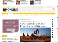 Bild zum Artikel: Pilotprojekt in Deutschland - CDU spricht sich für Fracking in NRW aus