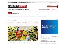 Bild zum Artikel: Arbeitsgericht Bochum: Rewe-Markt muss Praktikantin 17.000 Euro nachzahlen