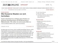 Bild zum Artikel: Freihandelsabkommen: 
			  Wie Konzerne Staaten vor sich hertreiben