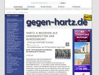 Bild zum Artikel: Hartz-4-Bezieher als Kanonenfutter der Bundeswehr?