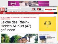 Bild zum Artikel: Er wollte ein Kind retten - Leiche von Rhein- Held Ali Kurt gefunden