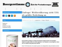 Bild zum Artikel: Umfrage: Weltbevölkerung sieht USA als größte Bedrohung an