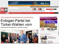 Bild zum Artikel: Trotz Korruptionsaffäre - Erdogan-Partei bei Türkei-Wahlen vorn