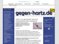 Bild zum Artikel: Hartz IV-Bezieher sollen Heroinspritzen sammeln