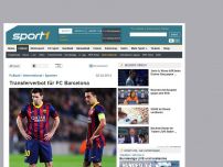 Bild zum Artikel: Transferverbot für FC Barcelona