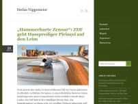 Bild zum Artikel: „Hammerharte Zensur“: ZDF geht Hassprediger Pirinçci auf den Leim