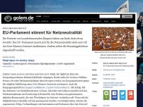 Bild zum Artikel: Erfolgreicher Protest: EU-Parlament stimmt für Netzneutralität