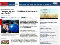 Bild zum Artikel: Flugbegleiter spricht Klartext - 'Wissen Sie was? Die Piloten haben sowas von Recht!'