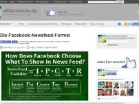 Bild zum Artikel: Die Facebook-Newsfeed-Formel