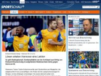 Bild zum Artikel: Eintracht Braunschweig - Hannover 96 3:0 (2:0): Braunschweigs Traum lebt weiter