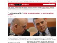 Bild zum Artikel: 'Peniskuchen-Affäre': NPD-Generalsekretär tritt nach Partyfotos zurück