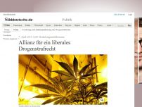 Bild zum Artikel: Betäubungsmittelkonsum: Allianz für ein liberales Drogenstrafrecht