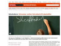 Bild zum Artikel: Primarschule: Schweizer wollen Schreibschrift abschaffen