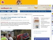 Bild zum Artikel: Lkw rast in Feuerwehrauto: Zwei Tote, ein Verletzter auf A9