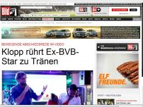 Bild zum Artikel: Bewegende Rede IM VIDEO - Klopp rührt Ex-BVB- Star zu Tränen!