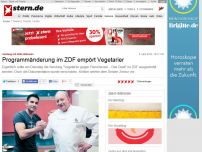 Bild zum Artikel: Sendung mit Attila Hildmann: Programmänderung im ZDF empört Vegetarier