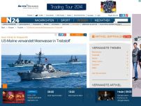 Bild zum Artikel: Neuer Antrieb für Kriegsschiffe - 
US-Marine verwandelt Meerwasser in Treibstoff