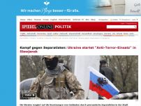 Bild zum Artikel: Kampf gegen Separatisten: Ukraine startet 'Anti-Terror-Einsatz' in Slawjansk