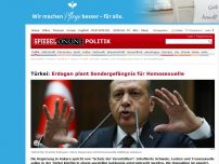 Bild zum Artikel: Türkei: Erdogan plant Sondergefängnis für Homosexuelle