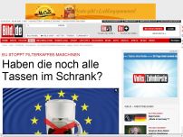 Bild zum Artikel: EU stoppt Filterkaffee - Haben die noch alle Tassen im Schrank?