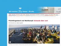 Bild zum Artikel: Flüchtlingselend und Wahlkampf: Schande über uns!