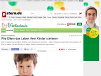 Bild zum Artikel: Grausame Geständnisse: Wie Eltern das Leben ihrer Kinder ruinieren