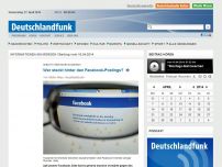Bild zum Artikel: Deutschlandfunk | Informationen am Morgen | Wer steckt hinter den Facebook-Postings?