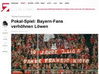 Bild zum Artikel: Pokal-Spiel: Bayern-Fans verhöhnen Löwen